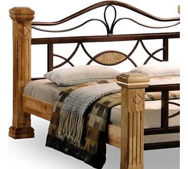 Produktbild Moebella24 Holzbett Rom