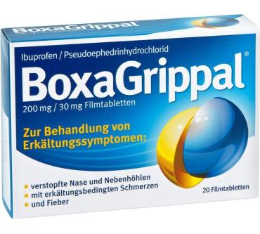 Produktbild Boehringer Ingelheim BoxaGrippal 200 mg / 30 mg Filmtabletten