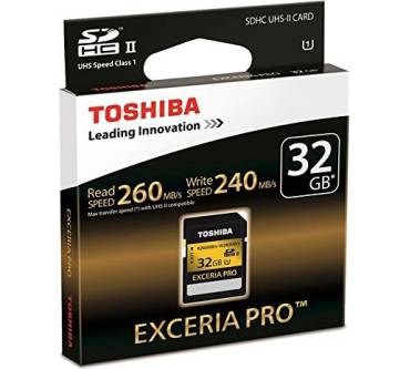 Produktbild Toshiba Exceria Pro SDHC UHS-II
