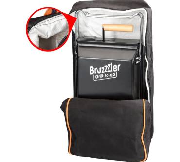 Produktbild Wiesenhof Bruzzzler Klappgrill mit hitzebeständiger Tragetasche