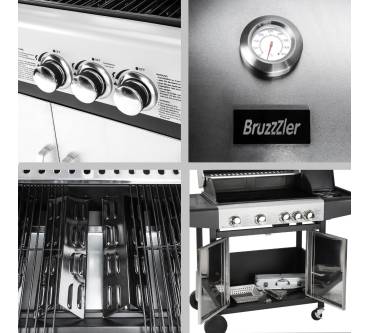 Produktbild Wiesenhof Bruzzzler Edelstahl 4+1 Gasgrill