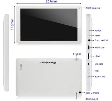 Produktbild Excelvan 10.1