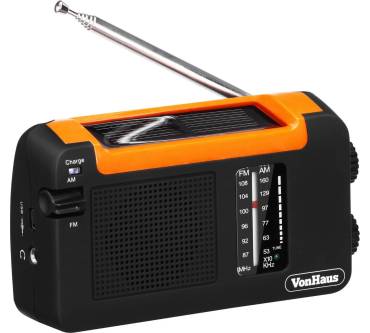 Produktbild VonHaus Solar & Dynamo FM Radio (15/025)