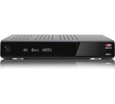 Produktbild AX Technology 4KBOX HD 51 (1x DVB-S2, ohne HDD)