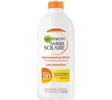 Produktbild Garnier Ambre Solaire Sonnenschutz-Milch LSF 20