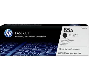 Produktbild HP 85A 2er-Pack (Schwarz)