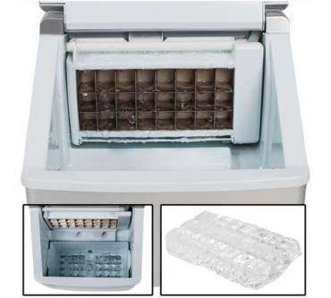 Produktbild TecTake 400162 Eiswürfelmaschine für klare Eiswürfel