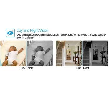 Produktbild AGPtek Keekoon 1280 x 720P HD Wireless Wifi WLAN IP Kamera