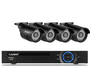 Produktbild Floureon 8 Kanal 960H DVR Onvif 1080P NVR 1200TVL