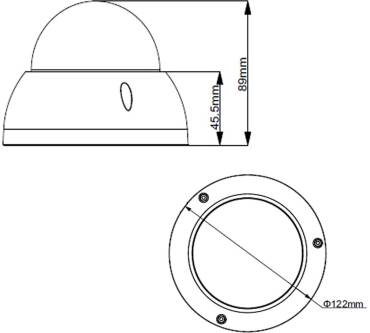 Produktbild Goliath HDCVI 2 Megapixel Dome Kamera