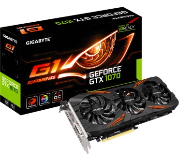 Produktbild GigaByte GeForce GTX 1070 G1 Gaming