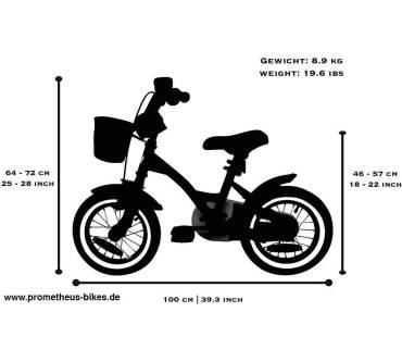 Produktbild Prometheus Bicycles Kinderfahrrad 14 Zoll Classic Edition