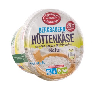 Produktbild Zurück zum Ursprung Bergbauern Hüttenkäse