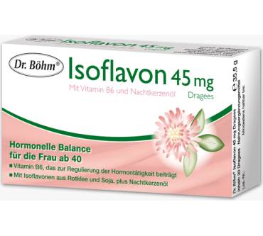 Produktbild Apomedica Dr. Böhm Isoflavon 45 mg Dragees