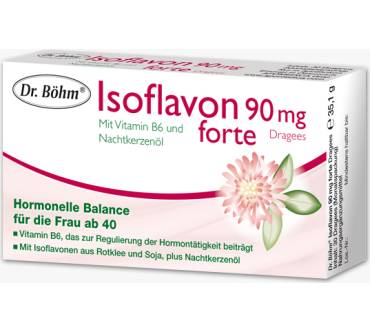 Produktbild Apomedica Dr. Böhm Isoflavon 90 mg forte Dragees
