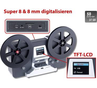 Produktbild Somikon HD-XL-Film-Scanner & -Digitalisierer (für Super 8 und 8mm)