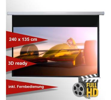 Produktbild ivolum Motorleinwand 240 x 135cm