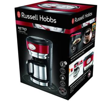 Produktbild Russell Hobbs Retro Ribbon Red Thermo Kaffeemaschine