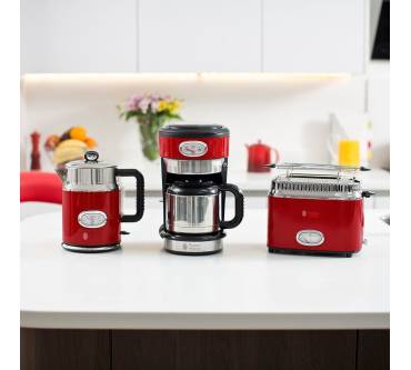 Produktbild Russell Hobbs Retro Ribbon Red Thermo Kaffeemaschine