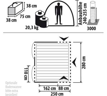 Produktbild Fritz Berger Reisevorzelt Molina-L Deluxe I