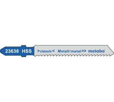 Produktbild Metabo 5 Stichsägeblätter, Metall, classic, 51/ 2,0 mm (623638000)