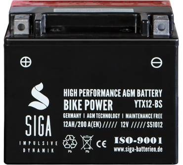 Produktbild Siga Batteries Bike Power YTX12-BS