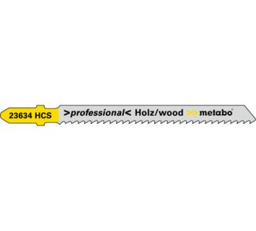 Produktbild Metabo 5 Stichsägeblätter, Holz, professional 74/ 2,5 mm (623634000)