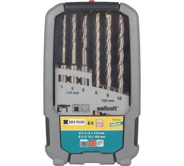 Produktbild Wolfcraft HM-Hammer-Schlagbohrer mit SDS-plus-Schaft, Standard (7113000)