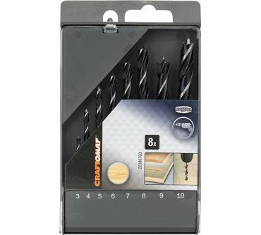 Produktbild Bauhaus / Craftomat Holzbohrer-Set 8tlg. (22380760)