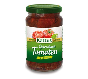 Produktbild Kattus Getrocknete Tomaten mariniert in Öl mit Oregano