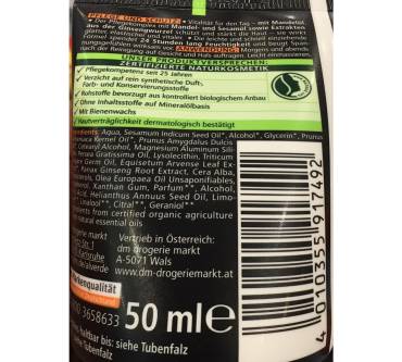 Produktbild dm / alverde Men Feuchtigkeitscreme 24h Feuchtigkeit