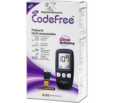 Produktbild SD Biosensor CodeFree Blutzucker-Messsystem