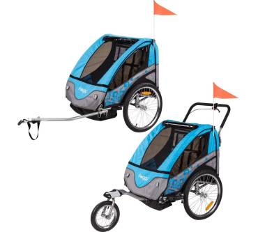 Produktbild Froggy 2 in 1 Kinderfahrradanhänger