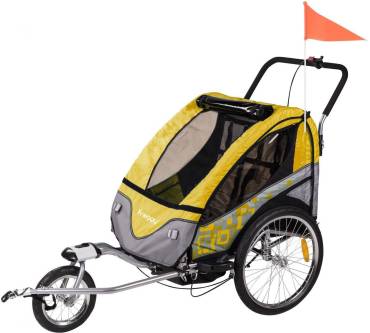 Produktbild Froggy 2 in 1 Kinderfahrradanhänger