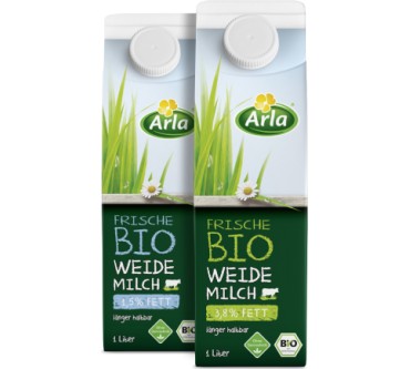 Produktbild Arla Frische Bio Weidemilch 3,8% Fett
