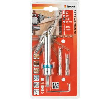 Produktbild KWB Quick-Flip Bithalter 4-tlg.