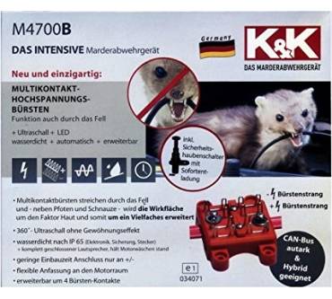 K&K Marderschutz Marderabwehr M4700B Ultraschallgerät 22,5 kHz