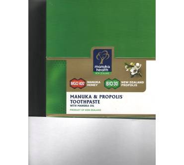 Produktbild Manuka Health Propolis & Manuka Honey Toothpaste with Manuka Oil
