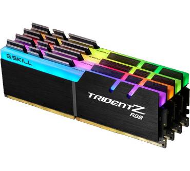 Produktbild G.Skill Trident Z RGB DDR4-3200 32GB (8GBx4) CL16 Kit