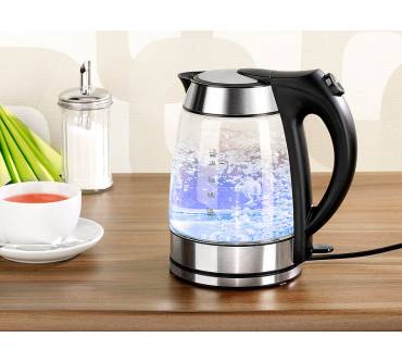 Produktbild Rosenstein & Söhne Glas-Wasserkocher mit temperaturabhängiger LED-Beleuchtung NC-3674-675