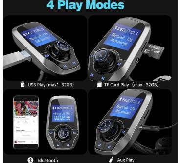 Produktbild OMorc Bluetooth FM Transmitter (LVGEBH081AH-ITLV1)