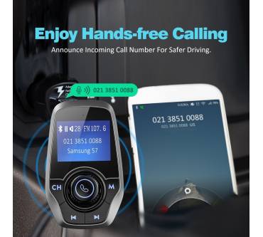 Produktbild OMorc Bluetooth FM Transmitter (LVGEBH081AH-ITLV1)