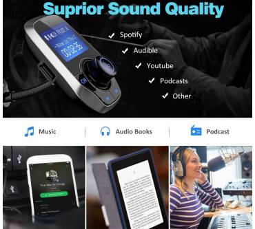 Produktbild OMorc Bluetooth FM Transmitter (LVGEBH081AH-ITLV1)