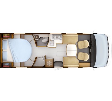 Produktbild Rapido 896 F 2.3 Multijet 150 6-Gang manuell (110 kW)