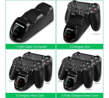 Produktbild ECHTpower PS4 Controller Ladestation