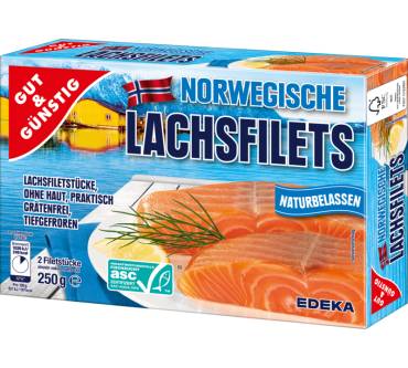 Produktbild Edeka / Gut & Günstig Norwegische Lachsfilets