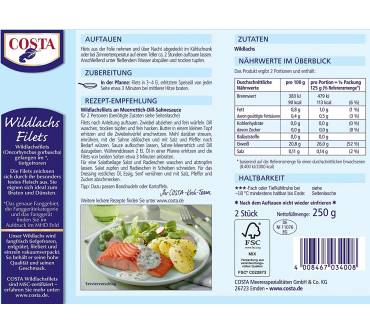 Produktbild Costa Wildlachs Filets
