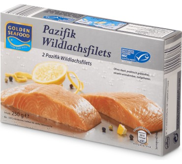 Produktbild Aldi Nord / Golden Seafood Pazifik Wildlachsfilets