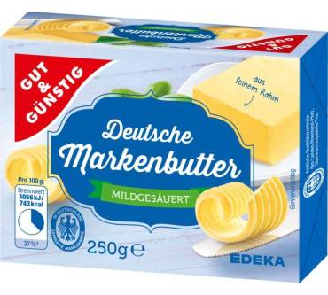 Produktbild Edeka / Gut & Günstig Deutsche Markenbutter mildgesäuert