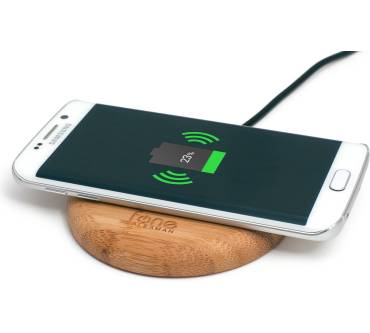 Produktbild FoneSalesMan WoodPuck: Bamboo Edition Wireless Charger